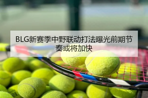 BLG新赛季中野联动打法曝光前期节奏或将加快